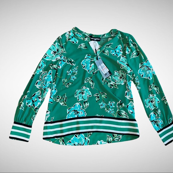 Karl Lagerfeld Floral Tunic S - Picture 10 of 10